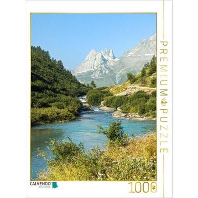 CALVENDO Puzzle Tour du Mont Blanc am Mont Blanc | 1000 Teile Lege-Größe 64x48cm Foto-Puzzle für glückliche Stunden