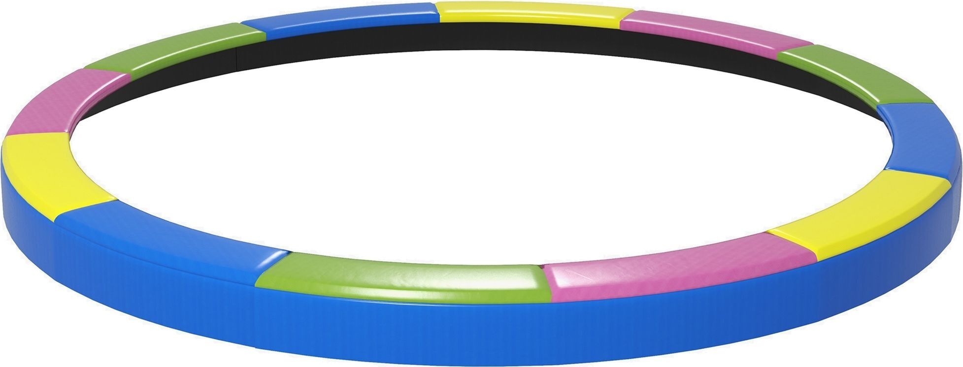 dechome A622mxao69 Copertura Tappeto Elastico Ø366x30 Cm Pieghevole E Portatile In Plastica, Pe E Schiuma Multicolore - A622mxao69