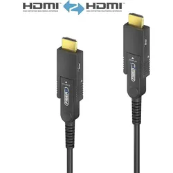 FiberX Serie - Micro HDMI/HDMI 4K Glasfaser Verlängerung  - 50m