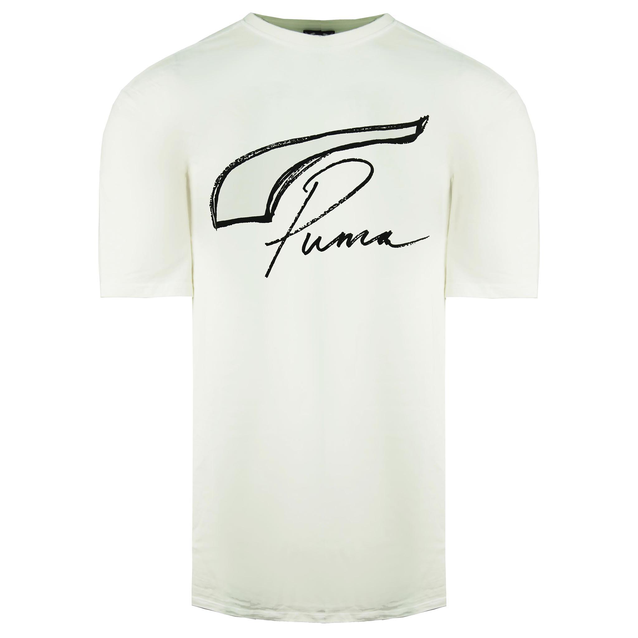 Puma x Rhugi Korte Mouw Crew Neck Wit Heren T-shirt 589066 02