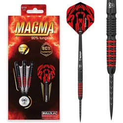 Bull's Unisex Steeldarts Magma Dartpfeile 90% Tungsten Darts-Set Profi 1er Pack