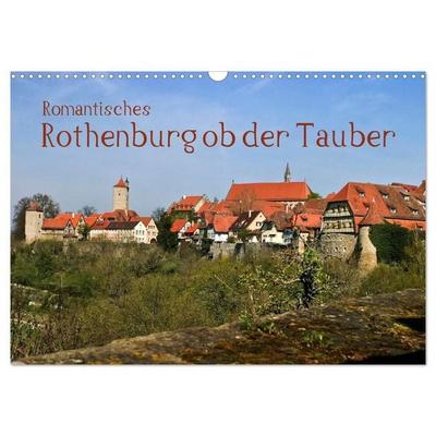 Romantisches Rothenburg ob der Tauber (Wandkalender 2027 DIN A3 quer), CALVENDO Monatskalender