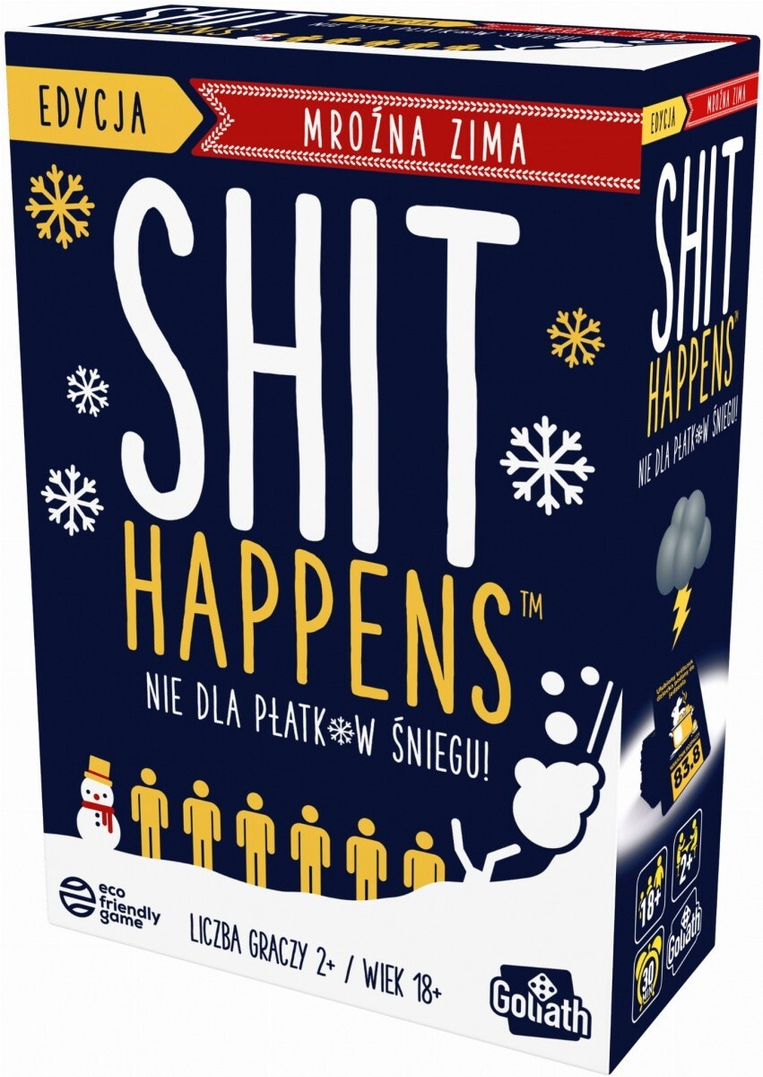 Shit Happens Winter Editie Poolse versie Goliath