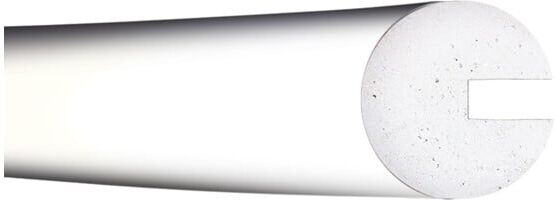 Moravia Protection contre les chocs MORION profil circulaire 40 × 40 × 8 mm L 1000 mm blanc (422.18.250)