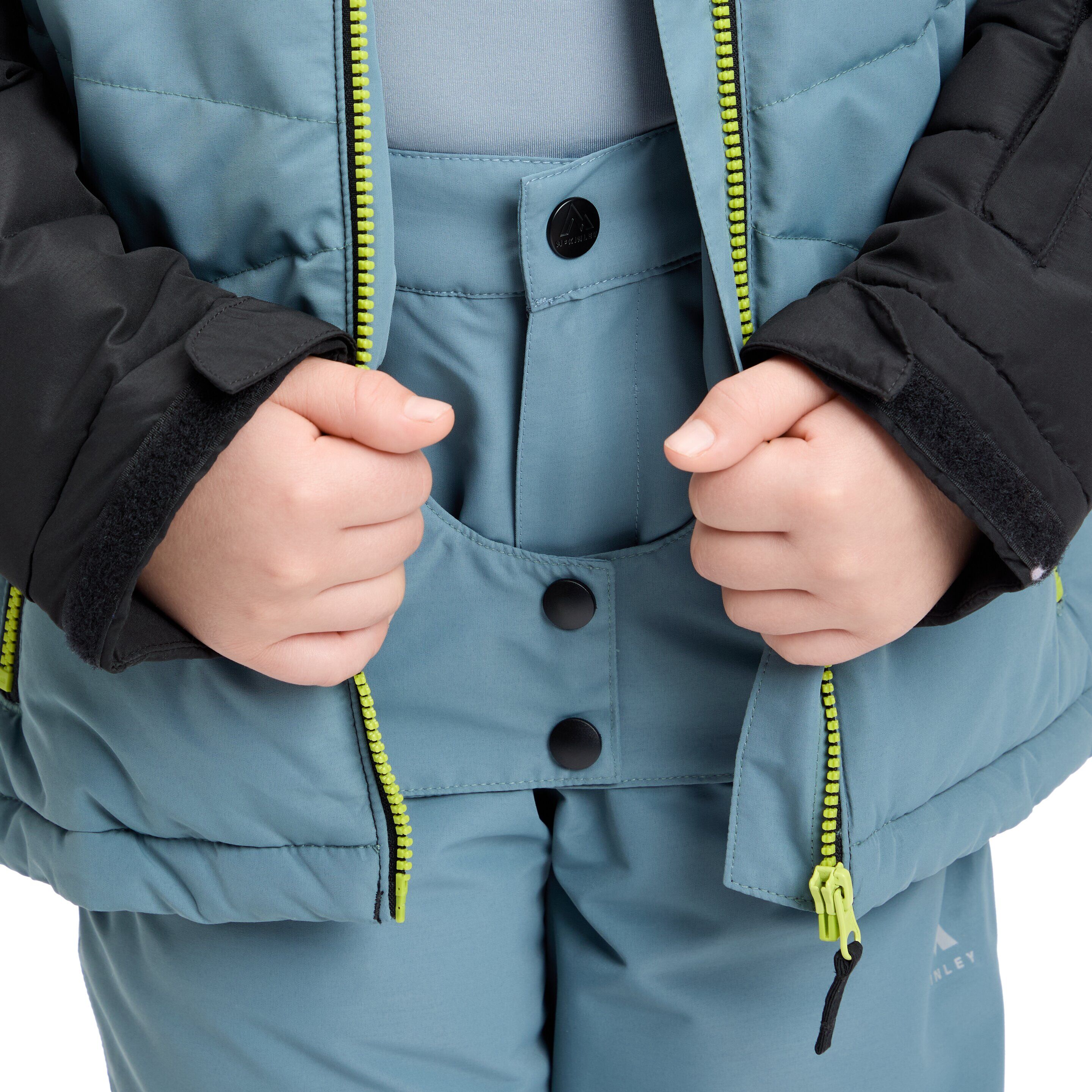 Outdoorjacke MCKINLEY "Jacke Egon jrs", Jungen, Gr. 176, blau (906 navy, nav), Obermaterial: 100% Polyester. Futter: 100% Polyester. Wattierung: 100% Polyester, Jacken Outdoorjacke 906 navy, nav 176