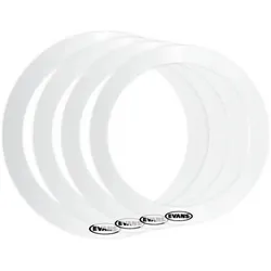 Evans ER-Fusion E-Ring Set 10-12-14-14 Fell Zubehör, Zubehör Instrumente, Transparent
