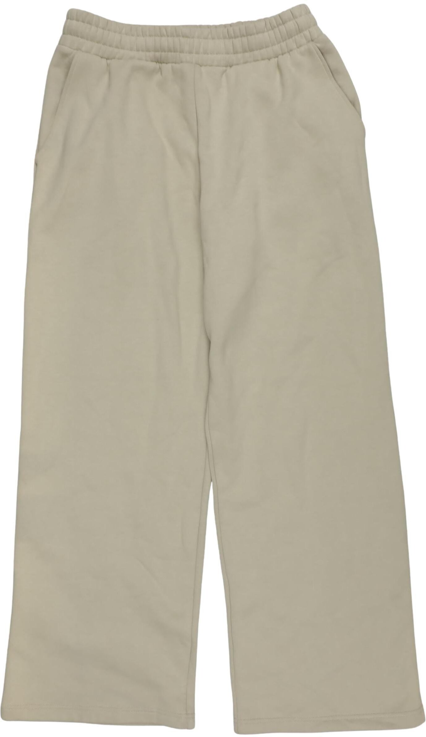 Weekday Damen Stoffhose, Beige, Gr. XS, Baumwolle / Synthetik - Second Hand