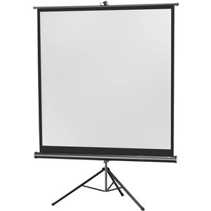 Celexon Beamer-Leinwand Economy, 102 Zoll, 184 x 184 cm, Format 1:1, Stativleinwand