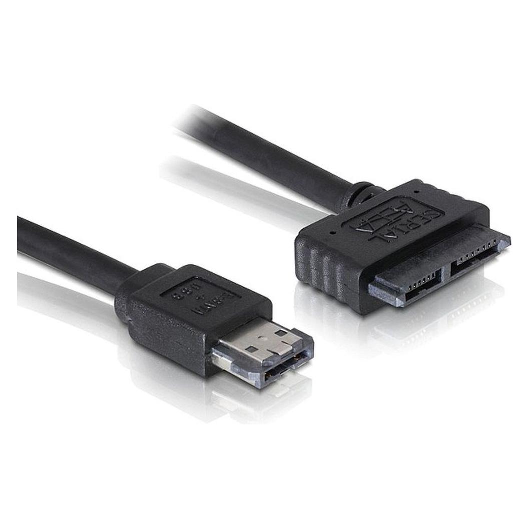 Delock Power Over eSATA cable (100 cm, SATA) (84414)