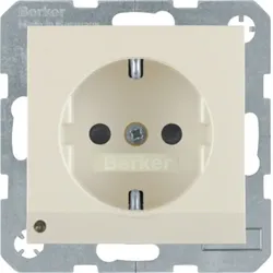 Berker SCHUKO-Steckdose ws/gl 41098982