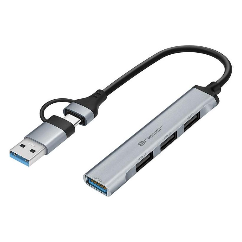 Tracer 47499 Adapter A-4 (USB-A, USB-C, 4 Ports) (TRAPOD47499)