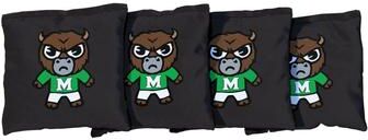Skip's Garage Marshall Thundering Herd Tokyodachi Black Cornhole Bags