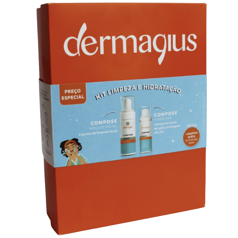 Dermagius Compose Mousse Jabón Facial Limpieza Suave