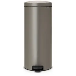 brabantia Treteimer NewIcon 30l Edelstahl Grau Platin