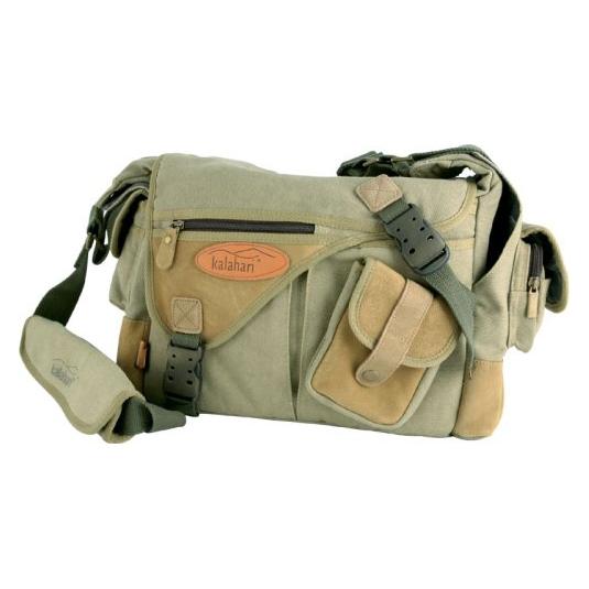 Kalahari KAPAKO K-31 Fototasche, canvas khaki (Kamera Schultertasche) (440031)