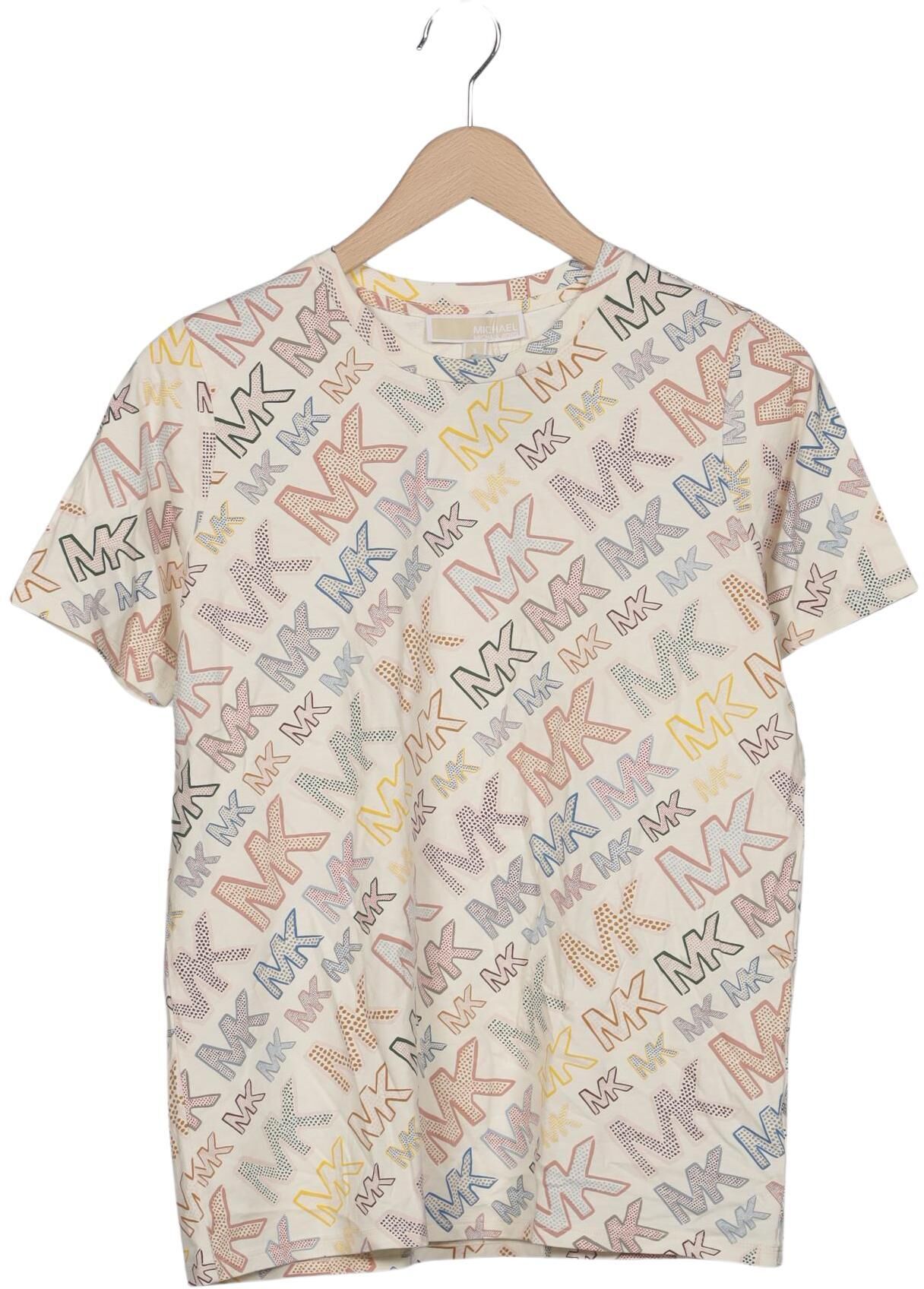 Michael Michael Kors Damen T-Shirt, Beige, Gr. S, Baumwolle - Second Hand