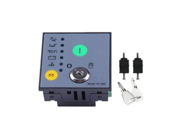 Generator-Controller-Panel Passend for DSE702AS 702KAS Manueller automatischer Start, Vorheizen, Überdrehzahlschutz, LED-Alarm, Aggregatteile