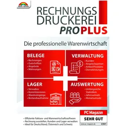 Markt + Technik Rechnungsdruckerei Pro Plus Download Code für Windows