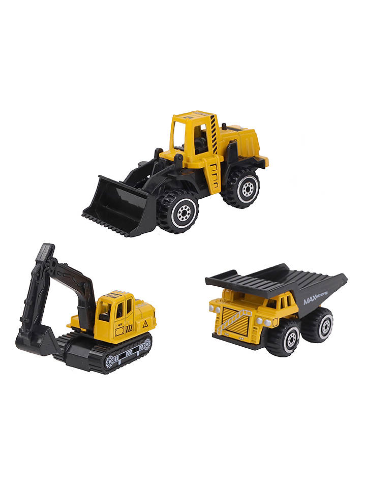 MGM 3tlg. Baustellenfahrzeug-Set - ab 3 Jahren - onesize