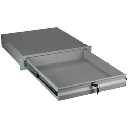 EFB Elektronik 48,30cm (19") 3HE Tastatur-/Dokumentenschublade, abschliessbar, RAL7035 Hersteller:, Serverschrank Zubehör, Grau