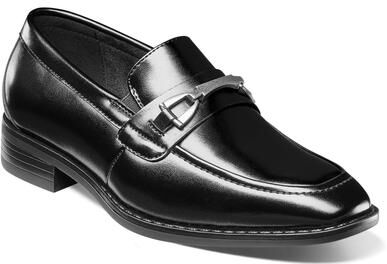 Stacy Adams Kaylor - Boys 2.5 Youth Black Slip On Medium
