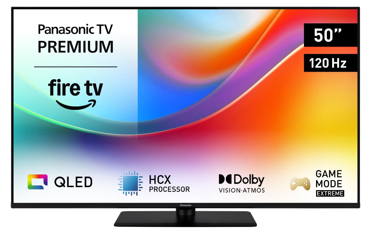 Panasonic TV-50W85BEZC, 127 cm (50"), 3840 x 2160 Pixel, QLED, Smart-TV, WLAN, Schwarz