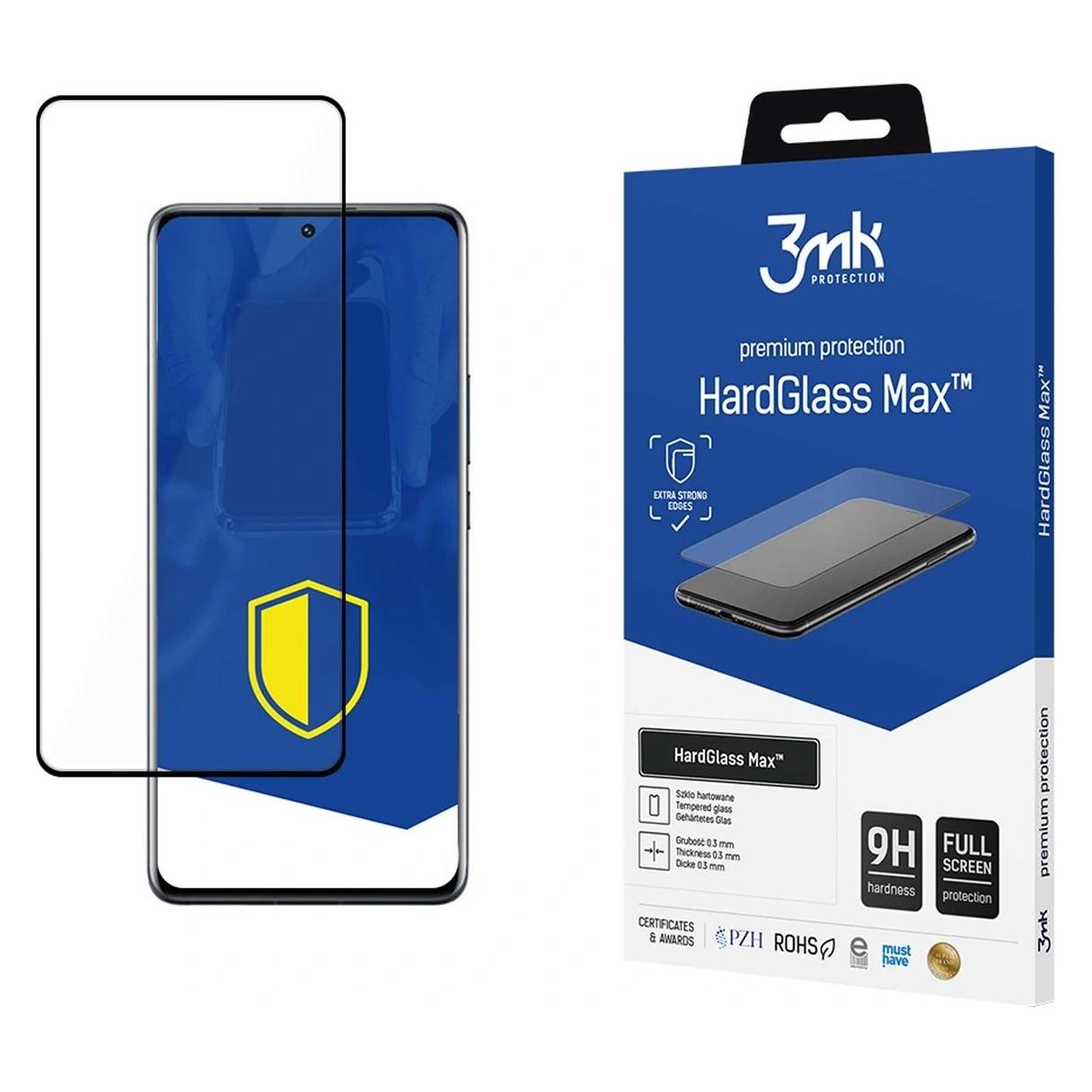 3MK HardGlass Max Xiaomi 12 Pro/13 Pro czarny/black, Fullscreen Glass (1 Stk., Xiaomi 12 Pro, Xiaomi 13 Pro) (GSM173409)