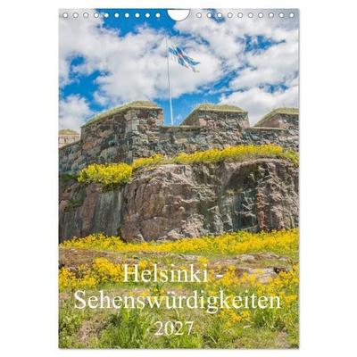 Helsinki - Sehenswürdigkeiten (Wandkalender 2027 DIN A4 hoch), CALVENDO Monatskalender