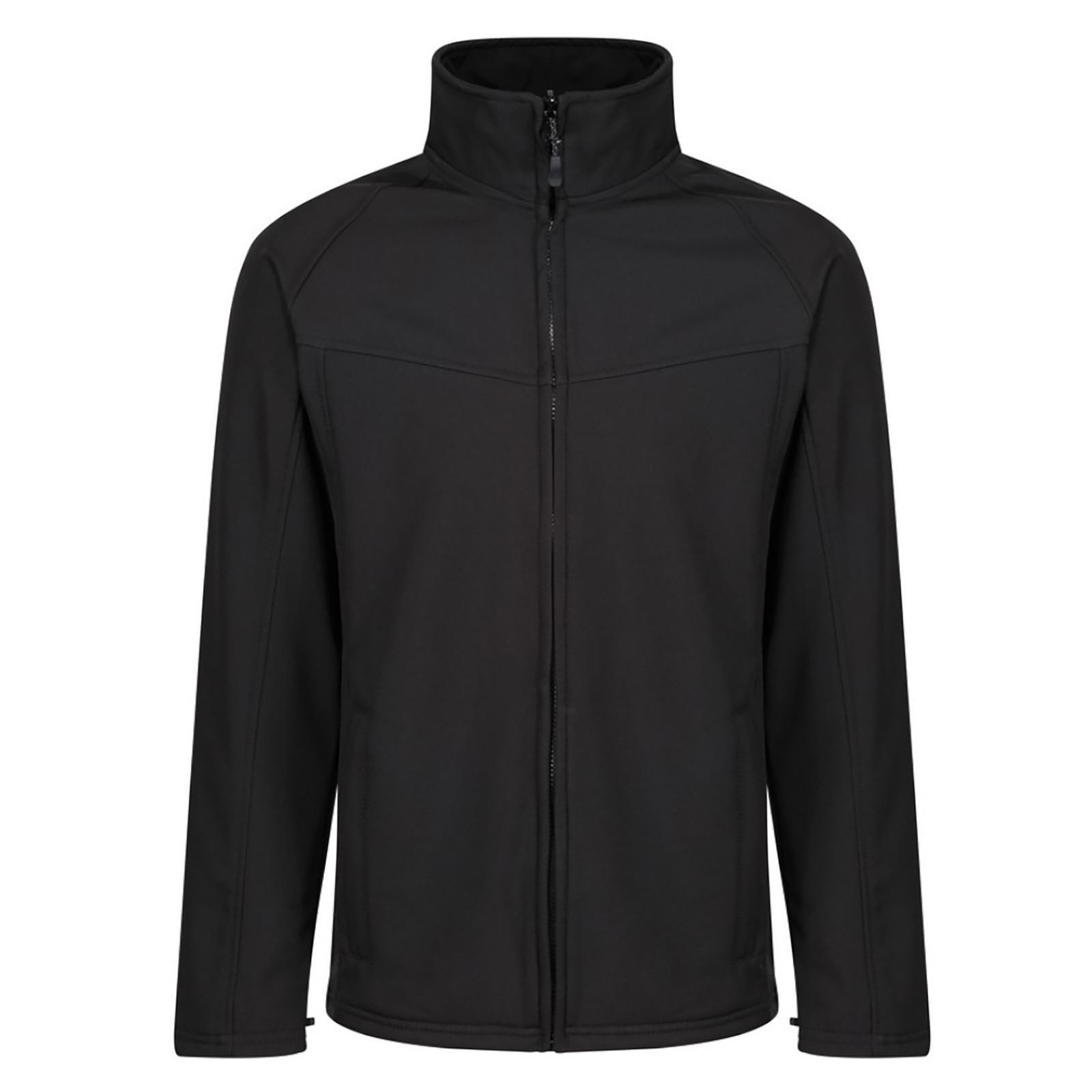 Regatta Roestige Heren Softshell Windbestendige Fleece Jacket (Allemaal zwart)