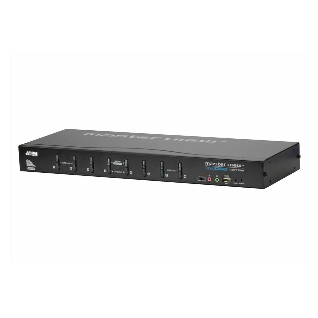 Aten CS1768: DVI KVM Switch, 8Port (CS1768-AT-G)