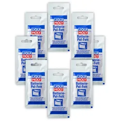 8x Schmiermittel LIQUI MOLY 3139 Batterie-Pol-Fett Spezial Fett Anti Korrosion 10g