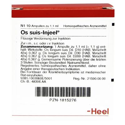 OS Suis Injeel Ampullen 10 St