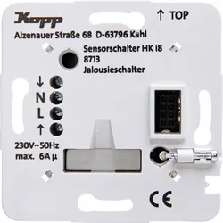 Kopp 871300010 Unterputz-Leistungsteil, Jalousieschalter