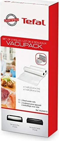 Tefal XA256010 Rolls of Bags Vacupack, 2 Stück