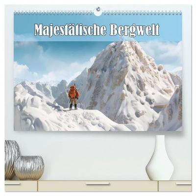 Imposante Bergwelt (hochwertiger Premium Wandkalender 2027 DIN A2 quer), Kunstdruck in Hochglanz