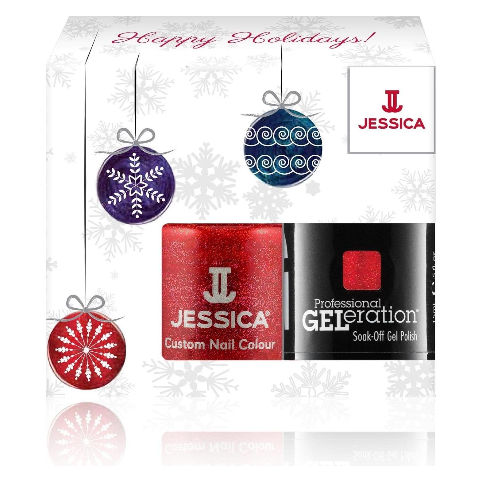 Jessica Winter Set Professional Geleration Semi-Permanenter Nagellack Hearts On Fire - 15 Ml (Hearts On Fire, Farblack, Gel-Effekt Nagellack) (34600780)