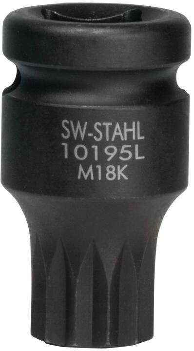 SW-Stahl 10195L-18K Kraft-Stecknuss