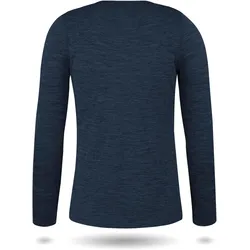 Normani, Damen, Funktionsshirt, Damen Merino Langarm-Shirt Mandurah (XL), Blau