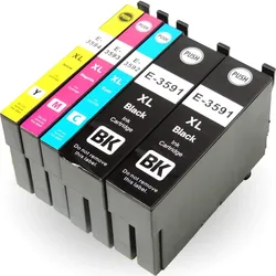 D&C 5 Tinten Set kompatibel Epson T3596, 35XL für Epson WorkForce Pro WF-4720DWF, WF-4720 Series, WF-4725DWF, WF-4730DTWF, WF-4735DTWF, WF-4740DTWF von