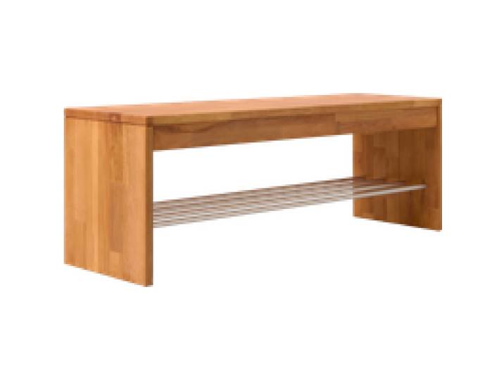 Banc à chaussures bois massif 2 places Cyriel