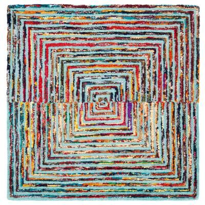 SAFAVIEH Handmade Nantucket Bodhild Contemporary Cotton Rug