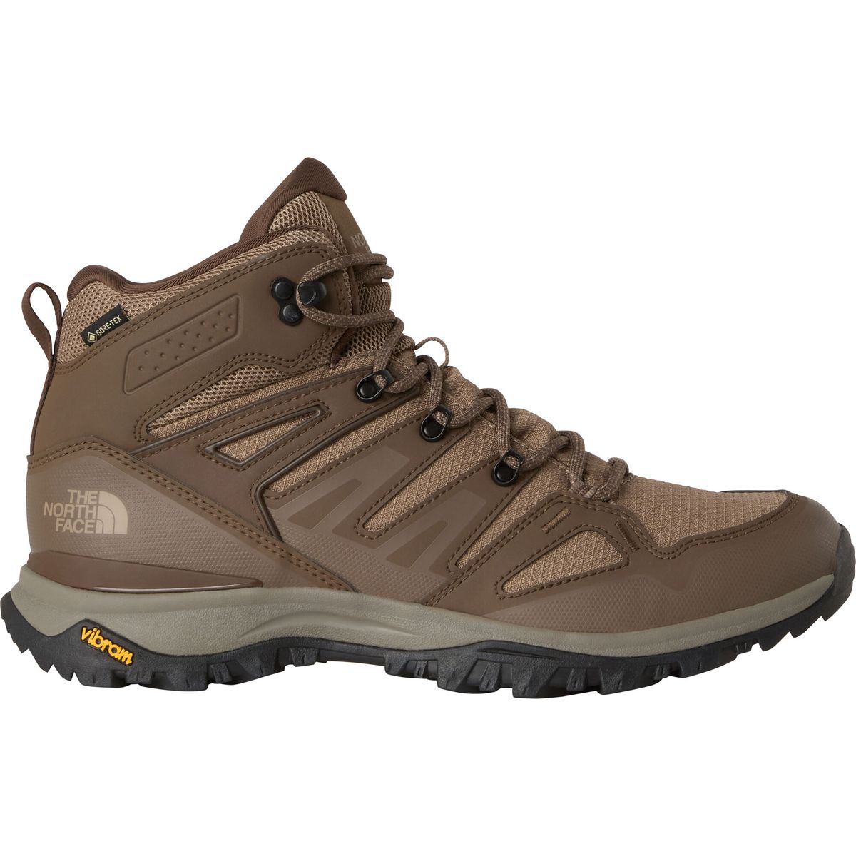 The North Face Mens Hedgehog Mid Gore-tex garnet/smokey brown (73E) 9.5 NF0A8AAA73E-9.5