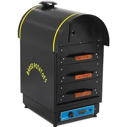 Trento Gas Kumpir Kartoffelofen - manuell - 4,9 kW - mit 3 Schubladen