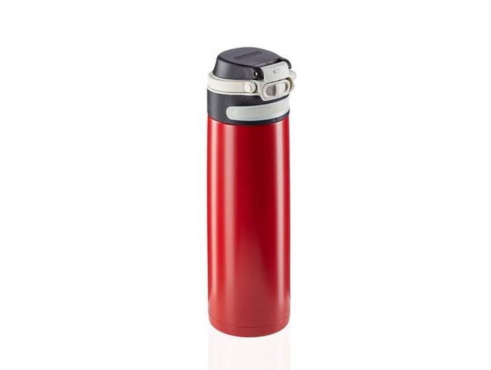 Leifheit 03273 Tasse De Voyage Élégante 600 Ml Noir Rouge
