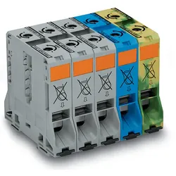 WAGO Drehstrom-Set 95qmm 3xgr./1xbl./1xgr.-ge 285-199
