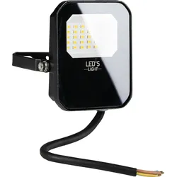 LED Strahler - 10W 1400lm 4000K IP65 - Schwarz
