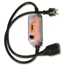 KDK Wechselstrom-Zwischensteckerzähler Stecker-Kupplung Schuko 16A Zähler Disp