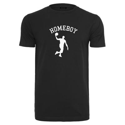 T-Shirt MISTERTEE "MisterTee Homeboy Tee", Herren, Gr. L, schwarz, 100% Baumwolle, unifarben, normal, Rundhals, Shirts T-Shirt