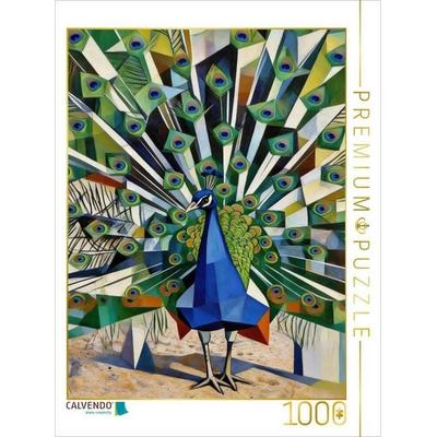 CALVENDO Puzzle Pfau | 1000 Teile Lege-Größe 64x48cm Foto-Puzzle für glückliche Stunden