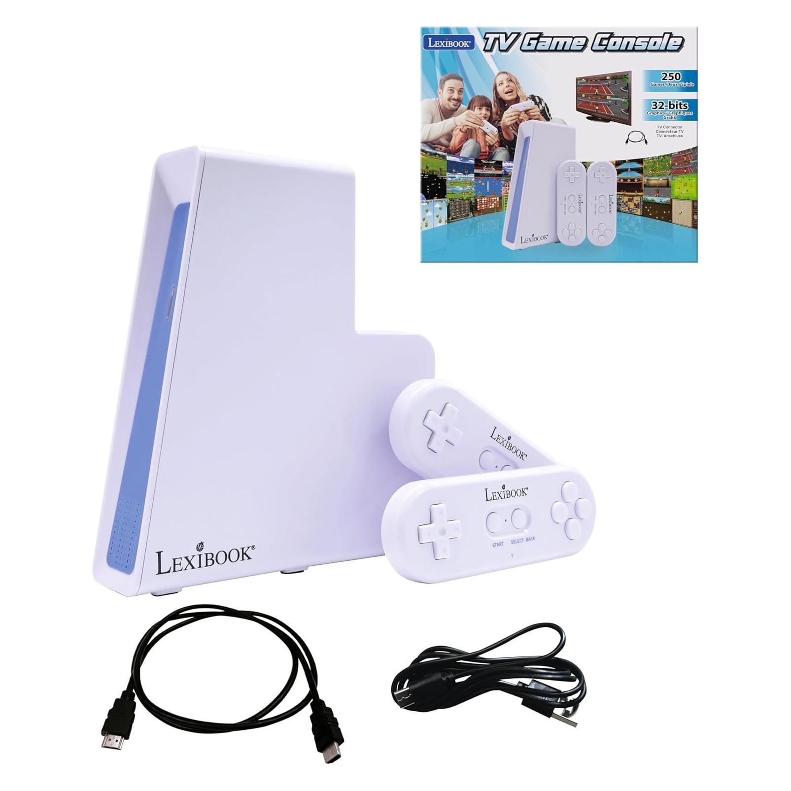 Lexibook TV-Spielkonsole mit drahtlosen Controllern (JG7440)